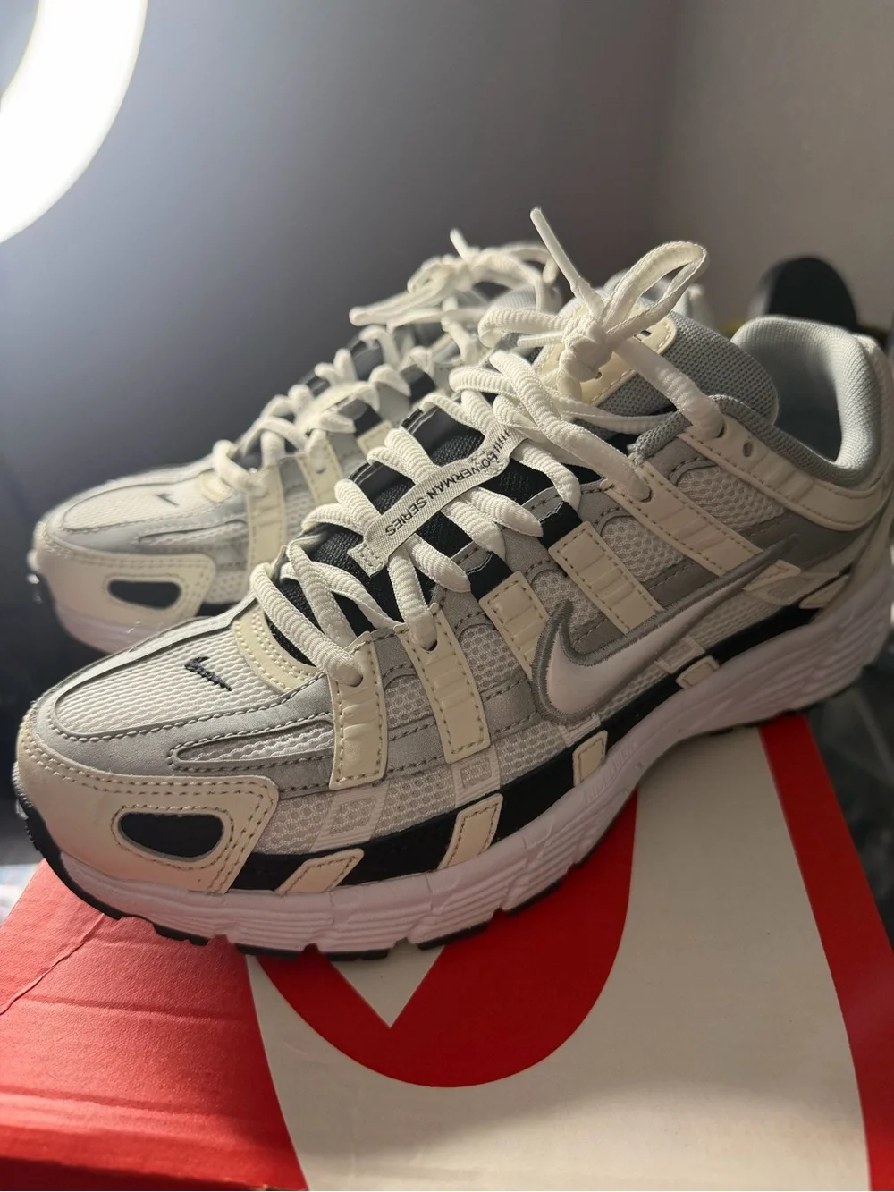 Nike P-6000 - Sail/White-Wolfe Grey
